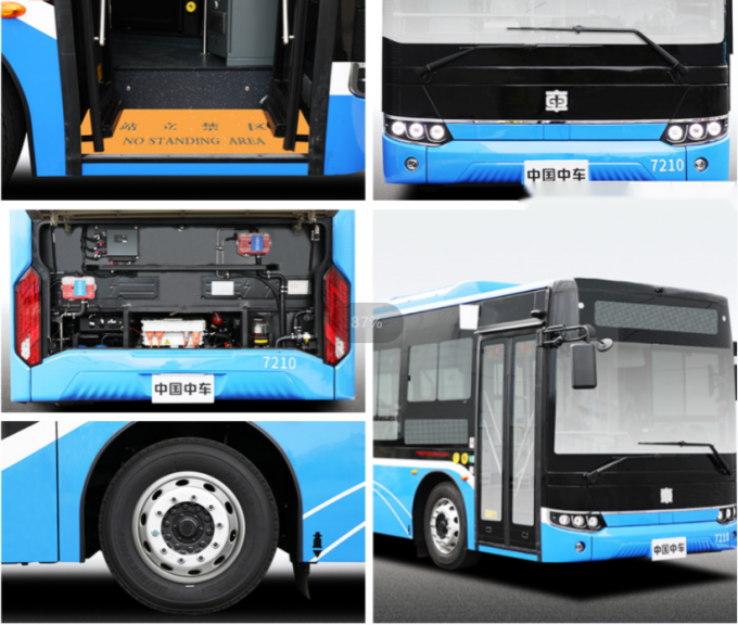 Autobus elettrico puro di alta gamma TEG6105BEV con grande capacità 0